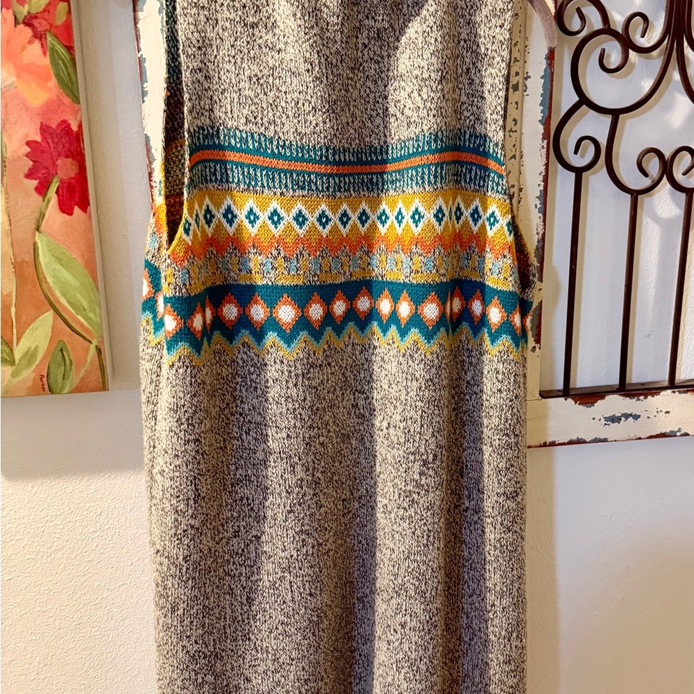 Cato Multicolor Patterned Cardigan - Picture 4 of 4